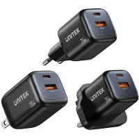 UNITEK Zeno, Drinnen, AC, 12 V, Schwarz