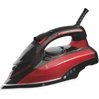 Zelmer ZIR3210 Performance, Dampfbügeleisen, Diamant 4D-Sohle, 220 g/min, Schwarz, Rot, 65 g/min, Eingebaut