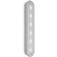 Briloner LED-Push-Light Row, Batteriebetrieb, 6.500K, 30 cm