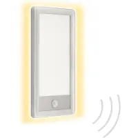 Telefunken LED Außenleuchte Bewegungsmelder IP44 16 W silber Kunststoff