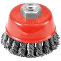 AWTOOLS Polsterbürste 75 mm M14 verdrillter Draht