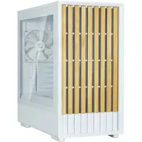 Zalman P10 NAMU WHITE, Mini Tower, PC, Weiß, micro ATX, Mini-ITX, Kunststoff, Stahl, Gehärtetes Glas, 17,3 cm