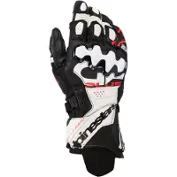 Alpinestars GP Plus R V3 Schwarz Weiß Rot Fluo Leder Handschuhe Größe L
