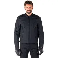 Alpinestars Clayton WR Motorrad Textiljacke, schwarz, M