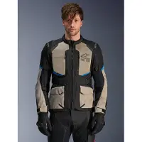 Alpinestars Jacke ANDES AIR DRYSTAR, (schwarz/grau-grün/blau, Größe XL)