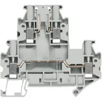 Siemens 8WH1025-0AG00 Doppelstockklemme mit Schraubanschluss Klemmengröße 4,0mm2 Klemmenbreite 6,2mm 8WH10250AG00 - 50 Stück