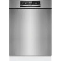 Bosch Unterbaugeschirrspüler "SMU6ZCS16E", Energieeffizienz: B, silber (edelstahl), B:59,8cm H:81,5cm T:57,3cm, Geschirrspüler, Mit 3-fach Rack Matic, flexible Körbe, Unterbaugeschirrspüler