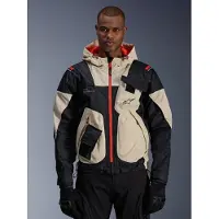 Alpinestars Mogress Air Kapuzenjacke Beige,Schwarz XL Mann Beige,Schwarz XL