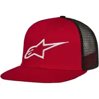 Alpinestars Corp Trucker Hat Red Black, Größe: One Size