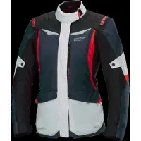 Alpinestars Stella ST-1 Wasserdichte Jacke Dark Blue Black Bright Red, Größe: XXL