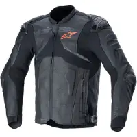 Alpinestars Atem V5 Lederjacke Schwarz,Grau 52 Mann Schwarz,Grau 52