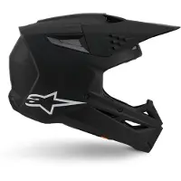 Alpinestars S-M3 Matt Schwarz Motocrosshelm Größe M