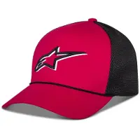 Alpinestars Ageless Shadow Trucker Mütze Black Red, Größe: One Size