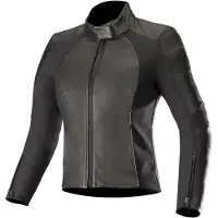 Alpinestars Vika v2 Damen Motorradlederjacke, schwarz, 38