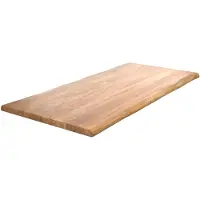 DELIFE Esstischplatte Edge 200x100cm XL Akazie Natur Live-Edge