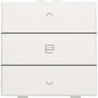 Züblin 101-51033 Einfach Motorsteuertaster für Niko Home Control, white 10151033