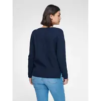 Emilia Lay V-Pullover blau, 42