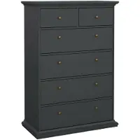 Dmora Kommode - Grau 48,5x96,2x139,48h cm