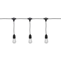 Star Trading 476-94, Leichte Dekorationskette, Schwarz, Polyvinylchlorid (PVC), Ambiente, Ausrichtung, Universal, IP44