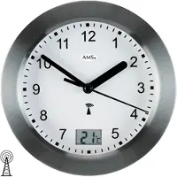AMS Funk-Wanduhr, Funkwerk, D17x6cm, 5925