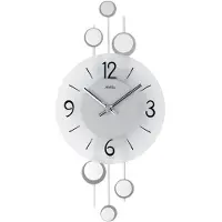 AMS Quarz-Wanduhr, Quarzwerk, 23x47x5cm, 9388