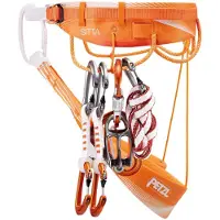 Petzl - Hochleistungs-Klettergurt für Bergsteigen und Alpinklettern - Sitta - Größe S - Orange