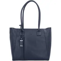 PICARD Leder Schultertasche Pure Shopper Ocean dunkelblau