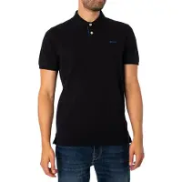 Gant 2062026-5, Polohemd, Erwachsener, Männlich, Schwarz, Einfarbig, Kein Muster
