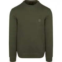 BOSS für Herren. 50509323 Grünes Westart-Sweatshirt (XL), Lässig, Baumwolle