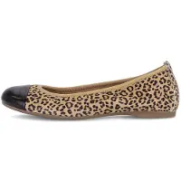 Gabor Ballerina , Damen, Gr. 37, Leder, schwarz (leo, schwarz), Nappaleder, Ziegenveloursleder, kontrastfarbene Details, Schuhe Ballerina, Blockabsatz, Schlupfschuh, Businesschuh mit Kontrastbesatz