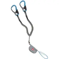 Ocun Via Ferrata Twist Tech Eco Captur Lite Swivel Shard Set - Klettersteigset - , Farbe:Grey / Blue, Größe:L-XL