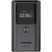 Canyon Ladestation, OnPower 130, TFT, 10000 mAh, PD, 30 W, schwarz/grau