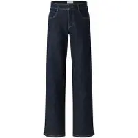 ANGELS Relax-fit-Jeans "LIZ", Damen, Gr. 36, Länge 30, blau (schwarz indigo), Denim/Jeans, Obermaterial: 91% Baumwolle, 6% Polyester, 3% Elasthan, relaxed fit lang, Jeans Relax-fit-Jeans