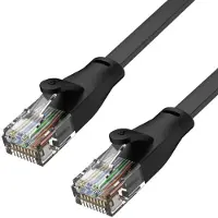 UNITEK C1813GBK, 15 m, Cat6, U/UTP (UTP), RJ-45, RJ-45, Schwarz