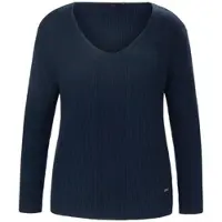 Emilia Lay V-Pullover blau, 44