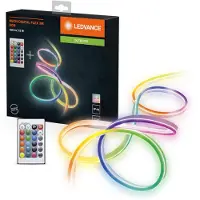 Ledvance 4058075504745, Universalstreifenleuchte, Draußen, Weiß, Silikon, Polycarbonat (PC), IP44