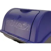 Novaliv 2x Mittel 5L marineblau Gemüsebox Kartoffel Aufbewahrungsbox Vorratsdose Zwiebeltopf Knoblauchbox Obsttopf