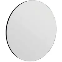 Dmora Spiegel Phaeton 70x70 cm Schwarz Rahmen aus Glas