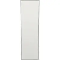 Dmora Spiegel Alp 50x160 cm Weiß Struktur aus Glas
