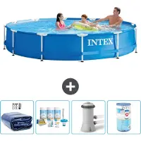 Intex Frame Pool Rund - 366x76 cm - 5-teilig S41543