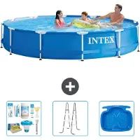 Intex Frame Pool Rund - 366x76 cm - 4-teilig S41579