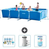Intex Rechteckiger Frame Pool - 450x220x84 cm - 4-teilig S40241