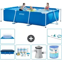 Intex Rechteckiger Frame Pool - 300x200x75 cm - 7-teilig S40155