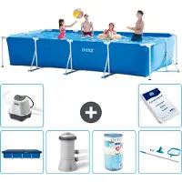 Intex Rechteckiger Frame Pool - 450x220x84 cm - 7-teilig S40265