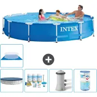 Intex Frame Pool Rund - 366x76 cm - 6-teilig S41545