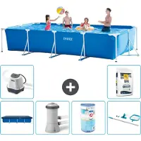 Intex Rechteckiger Frame Pool - 450x220x84 cm - 7-teilig S40267