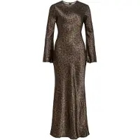 Vila Langarm Maxikleid