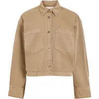 Vila Geknöpfte Jeansjacke