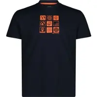 CMP MAN T-shirt black blue (N950) 52