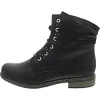 Rieker Damen Schnürstiefeletten 71218, Frauen Stiefeletten,schnürboots,reißversc